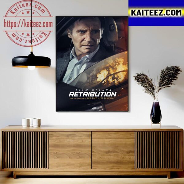 Retribution 2023 With Starring Liam Neeson New Poster Movie Art Decor Poster Canvas