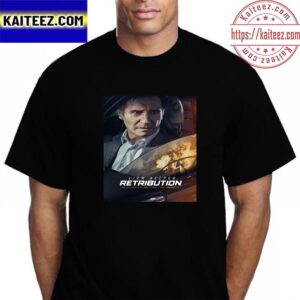 Retribution 2023 With Starring Liam Neeson New Poster Movie Vintage T-Shirt
