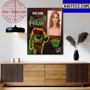 Rose Byrne As Leatherhead In TMNT Movie Mutant Mayhem Art Decor Poster Canvas