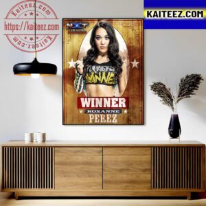 Roxanne Perez Is The Winner In WWE NXT The Great American Bash 2023 Art Decor Poster Canvas