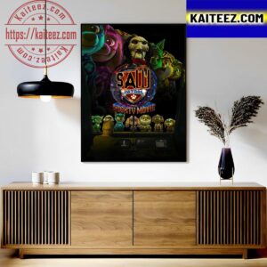 Saw X collab Paw Patrol The Mighty Movie Poster Art Decor Poster Canvas