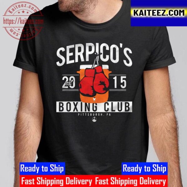 Serpico’s Est 2015 Boxing Club For Pittsburgh PA Vintage T-Shirt