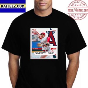 Shohei Ohtani Blanks Detroit With First MLB Shutout Vintage T-Shirt