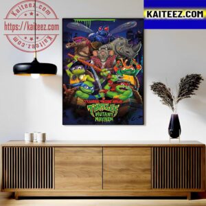 Teenage Mutant Ninja Turtles Mutant Mayhem 2023 New Poster Art By Fan Art Decor Poster Canvas