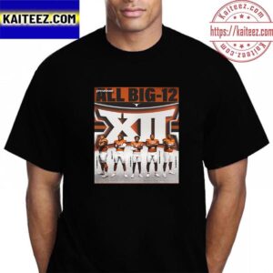 Texas Football Big 12 Conference Preseason All Big 12 Honors Vintage T-Shirt