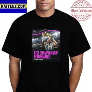 The 2023 ESPY For Best Championship Performance Is Lionel Messi Vintage T-Shirt