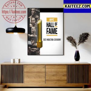 The 2023 UFC Hall Of Fame Induction Ceremony Poster Art Decor Poster Canvas
