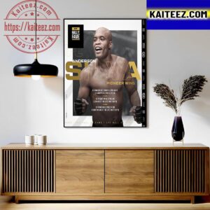 The 2023 UFC Hall Of Fame Induction Ceremony Poster For Anderson Silva Pioneer Wing Art Decor Poster Canvas