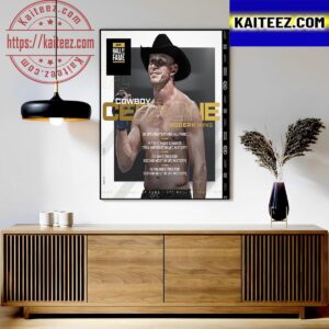 The 2023 UFC Hall Of Fame Induction Ceremony Poster For Cowboy Cerrone Modern Wing Art Decor Poster Canvas