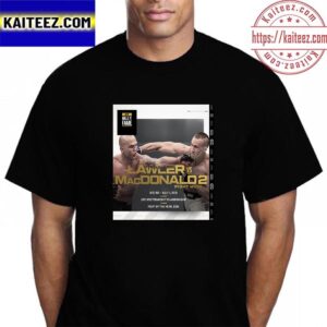 The 2023 UFC Hall Of Fame Induction Ceremony Poster For Lawler Vs MacDonald 2 Fight Wing Vintage T-Shirt