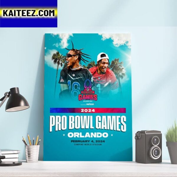 The 2024 NFL Pro Bowl Games Are Heading to Orlando Art Decor Poster Canvas