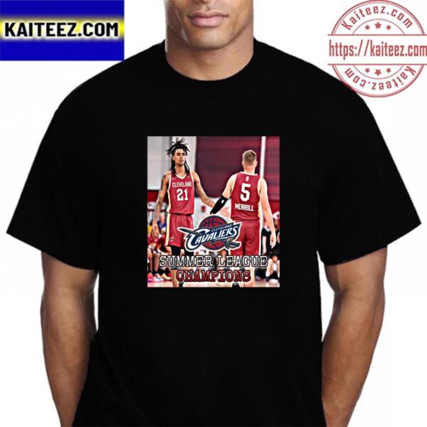 The Cleveland Cavaliers Defeat The Houston Rockets To Win The 2023 NBA 2K24 Summerleague Championship Vintage T-Shirt