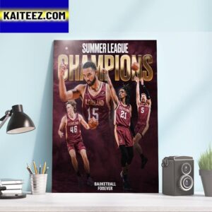 The Cleveland Cavaliers Defeat The Houston Rockets To Win The NBA 2K24 Summer League Championship Art Decor Poster Canvas