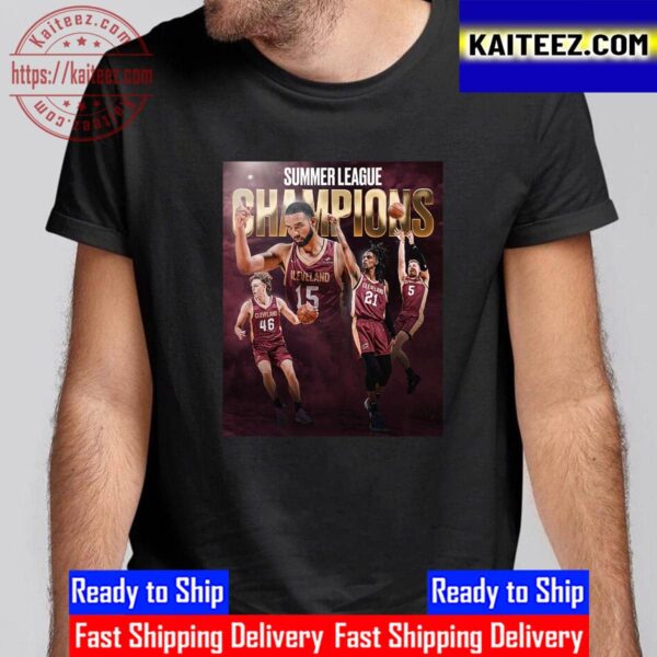 The Cleveland Cavaliers Defeat The Houston Rockets To Win The NBA 2K24 Summer League Championship Vintage T-Shirt