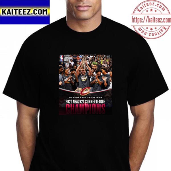 The Cleveland Cavaliers Win The NBA2K24 Summer League Championship Vintage T-Shirt