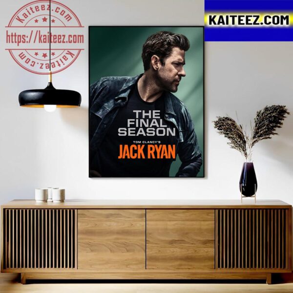 The Final Season Of Jack Ryan With Starring Tom Clancy Art Decor Poster Canvas