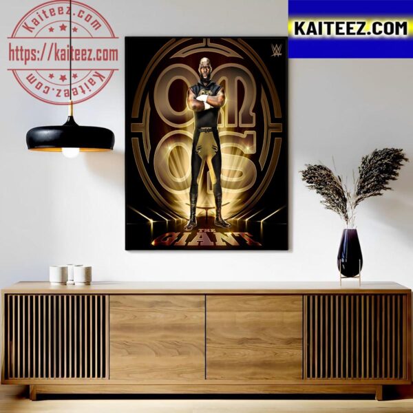 The Giant Omos In WWE Art Decor Poster Canvas