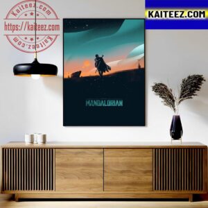 The Mandalorian Of Star Wars New Poster Art By Fan Art Decor Poster Canvas