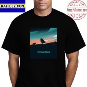 The Mandalorian Of Star Wars New Poster Art By Fan Vintage T-Shirt