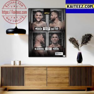 The Official UFC 291 Poster Art Decor Poster Canvas