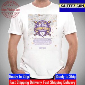 The Powerhouse LSU Tigers The Official Logo Of The 2023 National Champions Vintage T-Shirt
