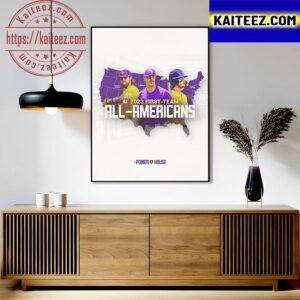 The Powerhouse LSU Tigers Tommy-Paul-Dylan Are 2023 First Team All Americans Art Decor Poster Canvas