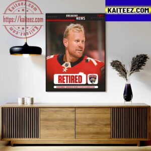 Two Time Stanley Cup Winner Patric Hornqvist Retires At 36 After 15th Season In The NHL Art Decor Poster Canvas