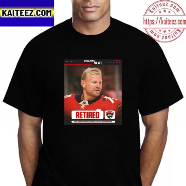 Two Time Stanley Cup Winner Patric Hornqvist Retires At 36 After 15th Season In The NHL Vintage T-Shirt