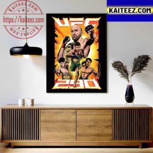 UFC 290 Artist Series Art Decor Poster Canvas