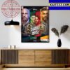 UFC 290 Artist Series Art Decor Poster Canvas