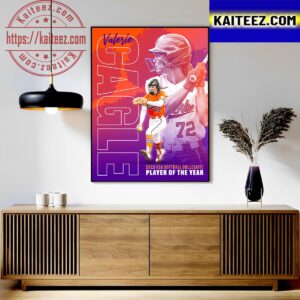 Valerie Cagle Is 2023 USA Softball Collegiate Player Of The Year Art Decor Poster Canvas
