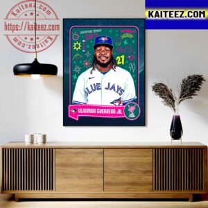 Vladimir Guerrero Jr In MLB Home Run Derby 2023 Art Decor Poster Canvas