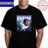 Vladimir Guerrero Jr With The Home Run Derby Chain Trophy And Jacket Vintage T-Shirt