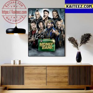 WWE Money In The Bank Ladder Match Art Decor Poster Canvas