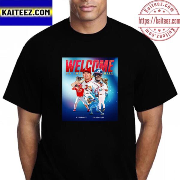 Welcome To The Hall Scott Rolen And Fred Mcgriff Are Enshrined In Cooperstown Vintage T-Shirt
