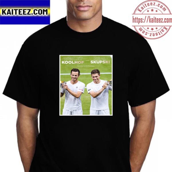 Wesley Koolhof And Neal Skupski Are Gentlemens Doubles Champions At 2023 Wimbledon Vintage T-Shirt