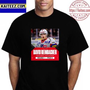 With The 5th Overall Pick In The 2023 NHL Draft Montreal Canadiens Select David Reinbacher Vintage T-Shirt