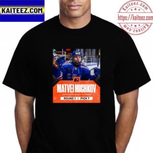 With The 7th Overall Pick In The 2023 NHL Draft Philadelphia Flyers Select Matvei Michkov Vintage T-Shirt