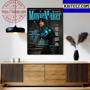 Xolo Mariduena In Blue Beetle On MovieMaker Magazine Cover Art Decor Poster Canvas