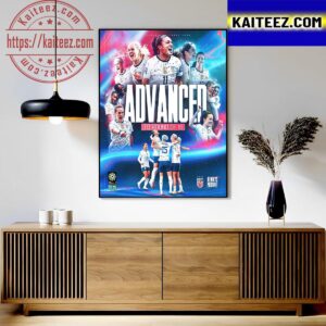 2023 FIFA Womens World Cup The USWNT Advanced To The Round Of 16 Art Decor Poster Canvas