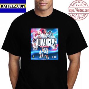 2023 FIFA Womens World Cup The USWNT Advanced To The Round Of 16 Vintage T-Shirt