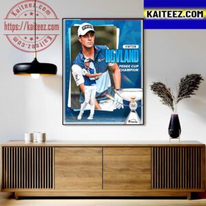 2023 FedEx Cup Champion is Viktor Hovland Art Decor Poster Canvas