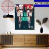 Adam Cole And Maxwell Jacob Friedman And New ROH World Tag Team Champions At AEW All In London Zero Hour Art Decor Poster Canvas