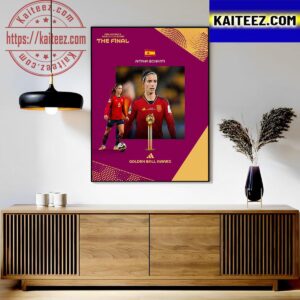 Aitana Bonmati Is The Golden Ball Award at FIFA Womens World Cup 2023 Classic T-Shirt Art Decor Poster Canvas