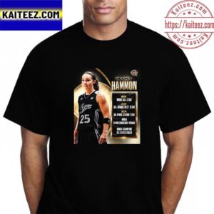Becky Hammon Basketball Hall Of Fame Class Of 2023 Resume Vintage T-Shirt