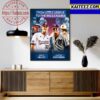 Bourne Braves Are The 2023 Cape Cod Baseball League Champions Art Decor Poster Canvas