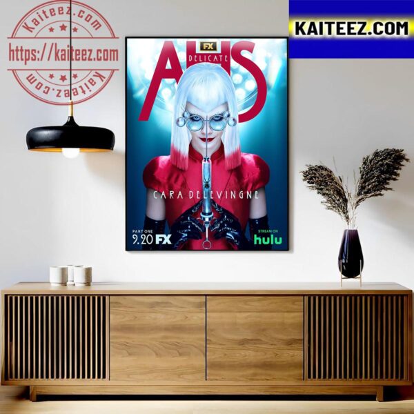 Cara Delevingne In FX American Horror Story Delicate Part 1 Official Poster Art Decor Poster Canvas