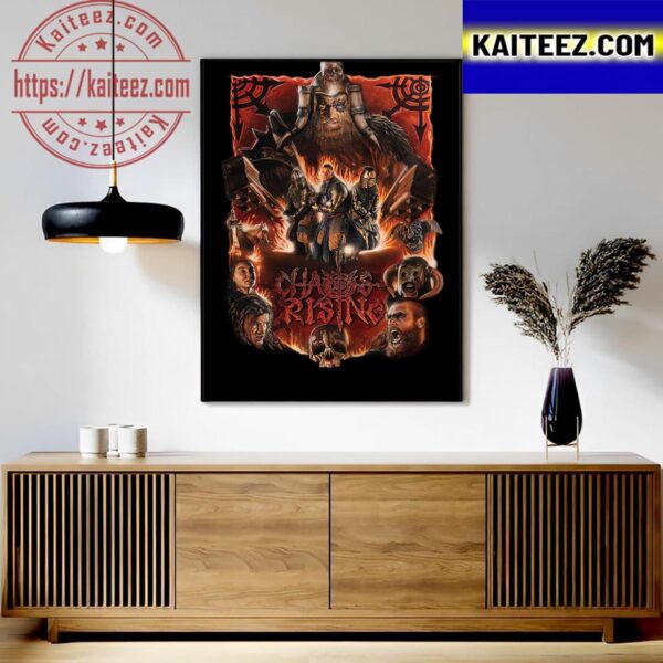 Chaos Rising Official Poster Art Decor Poster Canvas