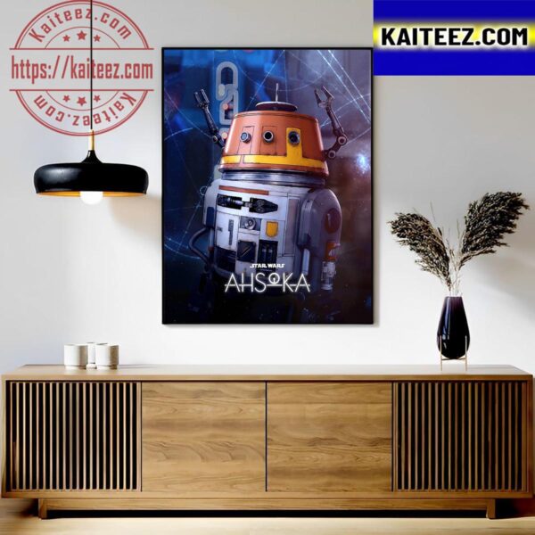 Chopper In Star Wars Ahsoka Art Decor Poster Canvas