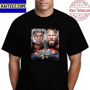 Cody Rhodes vs Brock Lesnar In The Rubber Match At WWE Summerslam Vintage t-Shirt